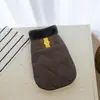 Ropa para perros para abrigarse en otoño e invierno, forrada de polar y engrosada, abrigo de algodón casual para perros pequeños, abrigo de algodón ondulado 26