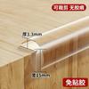 Protector de Esquina Transparente Anticolisión para Bordes de Mesa, Protección de Mesa para Bebés, Tira Anticolisión