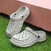 Nuevos Zuecos de Eva 2025 para Mujer, Pantuflas de Verano para Pareja, Calzado Exterior de Moda, Zuecos Antideslizantes de Suela Blanda