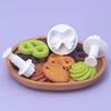 Molde Criativo Novo Desenho Animado Gravata Borboleta Mola Plástico Assar Abrasivo 3D Estéreo Artificial Molde de Biscoito Utensílios de Cozinha