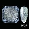 Fornecimento transfronteiriço glitter unha 22 platina brilhante pó misto DIY nail art lantejoulas joias unha