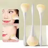 Pincel de Pó Boca Macaco Nuvem Porcelana Cintura Fina Grande Extra Grande Fofo para Blush Cerdas Especiais Macias Pincel para Contorno Fixação Maquiagem