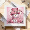 1 Pieza 30*30cm Bricolaje Exquisito Muñeco de Nieve Forma Especial Diamante Brillante Diamante 5D Set de Pintura Diamante, Pintura Decorativa de Arte sin Marco