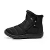 Sapatos de Algodão Transfronteiriços Personalizados Bj para Mulheres, Botas de Neve com Zíper Lateral, Sapatos de Algodão Impermeáveis, Antiderrapantes e Quentes para Exterior, Tamanho 44 Dropshipping