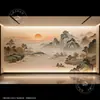 Nova Pintura Decorativa Dourada em Relevo 3D para Parede de Escritório, Hotel, Hall de Entrada, Corredor, Foyer