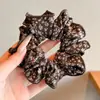 Gomas de Pelo Florales Retro Estilo Coreano para Niñas, Versátiles, Alta Elasticidad, Suaves con el Cabello, Accesorios Florales para Moños de Niñas