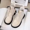 Botines de Encaje Estilo Británico para Mujer 2026 Nuevos Botines de Primavera/Otoño de Una Sola Capa Invierno con Forro de Terciopelo Botines de Tobillo de Tacón Medio Suela Gruesa