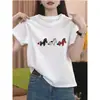 Camiseta de Manga Corta de Algodón Puro con Hombros Rectos para Mujer, Moda Verano 2026, Top Amarillo Mango Elegante Versátil Juvenil Tendencia