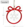 Adornos navideños de madera, árbol de Navidad hueco, pequeño colgante de madera, estrella de cinco puntas, alce, copo de nieve, regalo