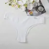 Explosões da Amazon Comércio Exterior Roupa Íntima Feminina Simples Cintura Baixa Esportiva Respirável Sexy Fio Dental Algodão Puro Roupa Íntima Puro Desejo
