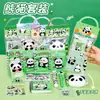 Lindo Set de Papelería de Panda Estudiante Dibujo Animado Aspecto Atractivo Regalo de Recompensa Papelería para Toda la Clase Recuerdo Pequeño Regalo