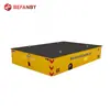 Equipamento de Oficina para Transferência Através de Vãos, Veículo Plataforma Sem Trilhos com Controle Remoto Sem Fio, Veículo Plataforma Elétrico com Direção Hidráulica de Giro Livre