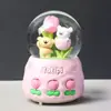 Bola de Cristal Musical con Nieve y Luz Estilo Ins Soñador Nube Flotante Canción de Amor, Exquisito Regalo para Niñas, Dropshipping