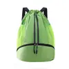 Bolsa con cordón para guardar ropa, bolsa de natación con separación húmedo y seco, bolsa impermeable para guardar trajes de baño, bolsa de baloncesto, mochila para hombres y mujeres