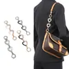 Bolsa de extensión con cadena para axila en forma de corazón, bolso de cadena con cadena, compra individual, extensión desmontable, accesorios de cadena metálica