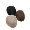 Boina Vintage para Mulheres com Grande Circunferência da Cabeça, Chapéu Artístico Japonês de Algodão e Linho para Afinar o Rosto, Boné de Baseball Reversível para Uso Externo