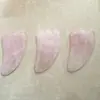 Suministros del Fabricante Tabla Raspadora en Forma de Corazón de Jade de Cristal Rosa, Rodillo de Jade Aventurina Xiuyan, Bolígrafo de Acupresión, Tabla Raspadora de Cristal