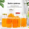 Garrafas de Iogurte Atacado, Potes de Vidro Transparentes Espessados Selados para Bebidas de Cogumelo Branco, Garrafas de Vidro, Potes Vazios de Pudim Atacado