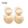 Aretes Europeos y Americanos de Personalidad Transfronteriza Exagerados para Mujer, Aretes de Tuerca de Metal Pesado de Alta Gama, Aretes de Diseño Retro Francés de Círculo Grande