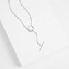 Joia Europeia e Americana Transfronteiriça Moda Corrente de Clavícula Personalizada em Clipe de Papel Corrente de Metal Simples Colar de Fivela Ot Dupla Camada
