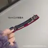 Presilha de Cabelo Minimalista Original para Adulto da Dou Ma, Presilha de Mola com Laço de Tecido Vinho, Presilha Superior, Presilha Lateral, Presilha para Coque
