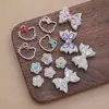 Accesorios: Flores Llenas de Pedrería, Flores con Lazo de Hello Kitty, Accesorios para el Cabello DIY, Kit de Materiales para Joyería de Aleación