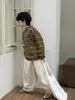 Tienda de Algodón Suéter para Niños Otoño Ropa de Punto Infantil 2026 Nueva Versión Coreana Lana Vintage Rayas Conjunto de Ropa para Niños