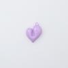 Pintura Acrílica Brillante Colgante de Corazón Partido Amor Pintura Horneada Corazón Durazno Colgante para Carcasa de Teléfono Móvil Cadena Colgante para Bolso Accesorios de Joyería DIY
