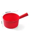 Colher de Água Vermelha Tendência de Ano Novo Balde de Morango Decoração de Bolo Colher de Água Excêntrica de Natal Copo para Bolo Cupcake Tigela de Esmalte