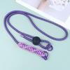 Funda para Teléfono Móvil Color de Contraste Estilo Coreano Nuevo Comercio Exterior Cuerda para Colgar Clip Trasero Correa Cruzada Ajustable Moda Cadena Colgante Tejida