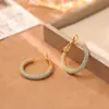 Pendientes de Aro Redondos con Circonitas Microincrustadas Super Brillantes con un Estilo de Moda de Alta Gama, Pendientes de Aguja de Plata, Estilo Minimalista, Versátiles para el Viaje Diario