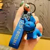 Celebridade da Internet Criativa ins Método de Resina Cachorro de Luta Desenho Animado Filhote Chaveiro de Carro Pingente para Bolsa de Casal Masculino e Feminino