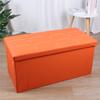 Banqueta de Almacenamiento Multifuncional Plegable de Algodón y Lino para el Hogar, Taburete para Cambiar Zapatos, Reposapiés