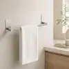 Barra de Toalla de Acero Inoxidable 304 Sin Taladro Barra Única Accesorio de Baño Fuerte Autoadhesivo Toallero Venta al por Mayor