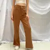 25 Calças Femininas de Veludo Quatro Estações Transfronteiriças Novas Roupas para Casa Calças Flare Femininas de Corte Justo Calças Casuais em estoque