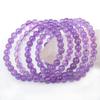 Pulsera Popular Natural de Cristal Transfronteriza, Pulsera de Amatista Soñadora, Joyería DIY, Piedra Preciosa Morada, Estilo Europeo y Americano