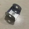 32 cartão de três garantias 40 pacote duplo conector de guarda-corpo de aço-zinco montagem de tubo de aço acessórios de guarda-corpo fixação sem solda grampo para tubo quadrado