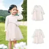 BalaoneBalabala Ropa Infantil Vestido Malla Niñas 2026 Nuevo Conjunto de Primavera Nuevo Estilo Chino Cheongsam