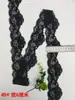 No. 93 Accesorios de Ropa DIY en Borgoña, Café, Gris, Azul Real, Morado, Negro y Blanco Borde de Encaje Elástico, Ancho 5 cm