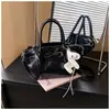 Tendência de Moda Nova Primavera 2026 Bolsa de Ombro Feminina Bolsa de Mão Casual Simples Grande Capacidade Bolsa Transversal