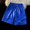 Pantalones casuales de color liso para hombre, nuevo estilo de verano 2026, shorts frescos de pierna recta, shorts deportivos para hombre, siempre en stock