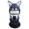 Proteção Solar Máscara Externa Padrão 3D Impressão Digital Atacado Touca Animal Anti-UV Rosto Gini Ciclismo Touca