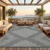Venta Directa de Fábrica Esterilla de Camping para RV de PP Esterilla Gruesa de Doble Cara para Patio Impermeable de Secado Rápido Esterilla Exterior para Balcón Playa