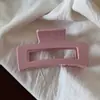 Pinza de pelo estilo coreano media coleta, pinza vintage para la parte trasera de la cabeza, pinza de tiburón para recogido, pasador con un tacto de alta gama y exquisito, accesorio para el cabello