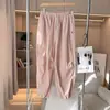 Esquema de Color Dopamina Cintura Elástica Tiro Alto Cordón Ligero Transpirable Resistente al Agua Secado Rápido Ropa de Trabajo tipo Paracaidista Pantalones Casuales