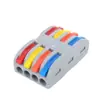 Conector de Fio Multifuncional de Quatro Posições Spl-4 Terminal de Conexão Rápida Quatro Entradas Quatro Saídas