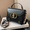 Bolso bandolera versátil, elegante y moderno, portátil, pequeño, cuadrado, con textura, estilo 2022.