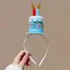 Accesorios para el Cabello Dulces y Lindos para Niños Fiesta de Cumpleaños Pastel Cereza Diadema Sombrero Salida Fiesta Foto Pasador Al por Mayor