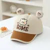 2026 Nuevo Estilo Gorra de Béisbol para Bebé Oso Osito Estilo Urbano Gorra Infantil Sombrero de Sol de Verano Exportación