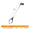 Pinza de saneamiento, pinza de basura de acero inoxidable, herramienta de recogida, pinzas de basura de aleación de aluminio, pinza de basura de mango largo, especializada para saneamiento